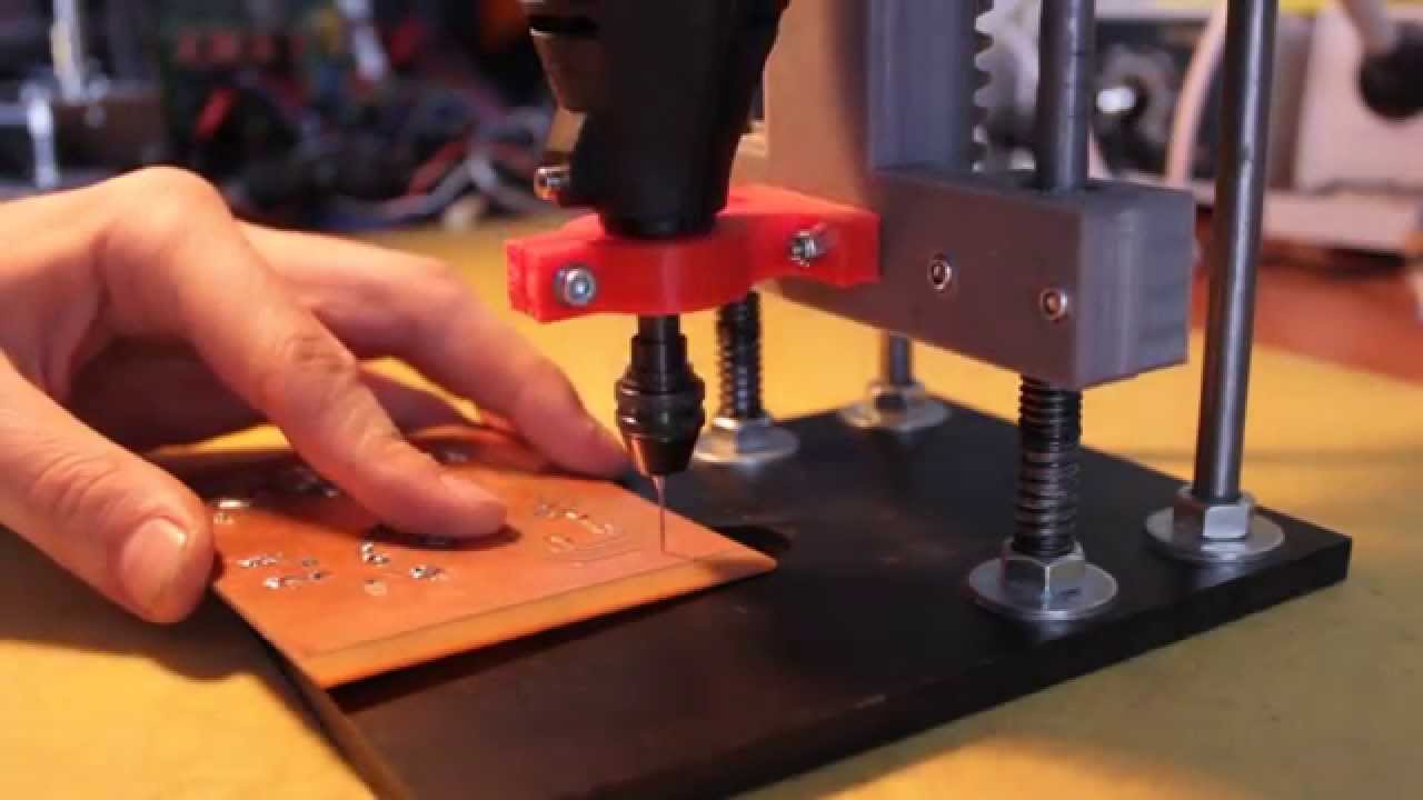 pcb drill size