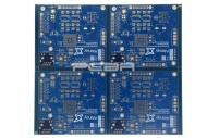 Blue soldermask 8 layers PCB