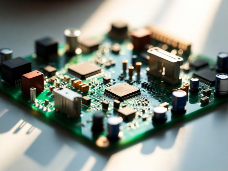 components on a circuit board components on a circuit board