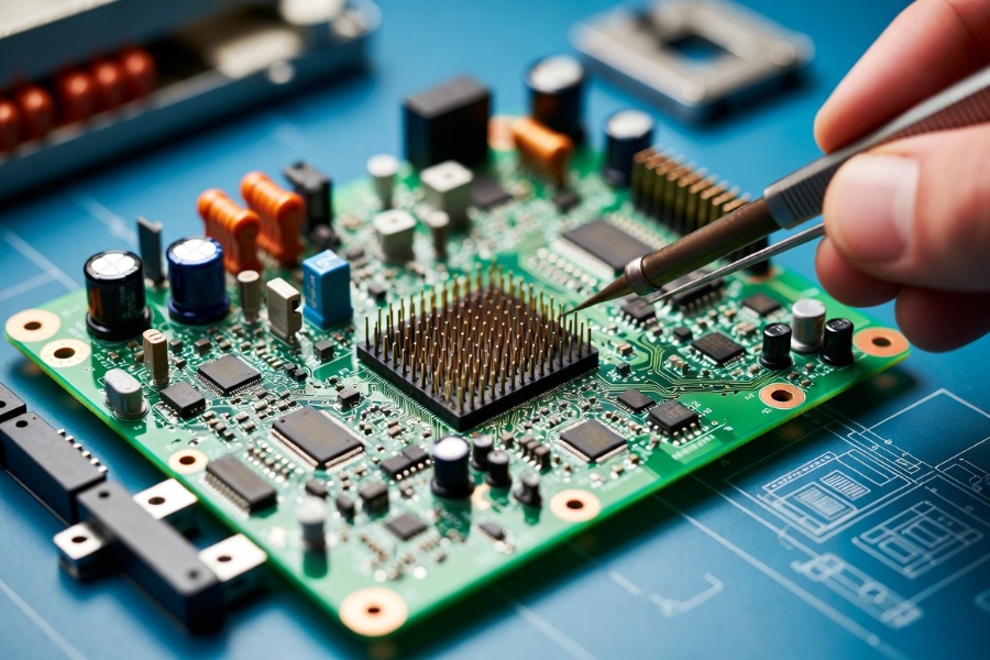 how to test a diode on a circuit board