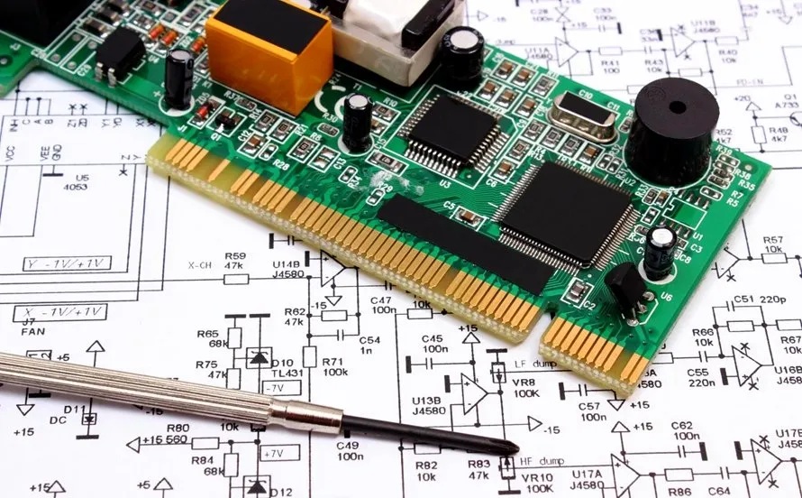 Prototype PCB assembly